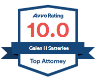 Avvo Rating 10.0 | Galen H Satterlee | Top Attorney